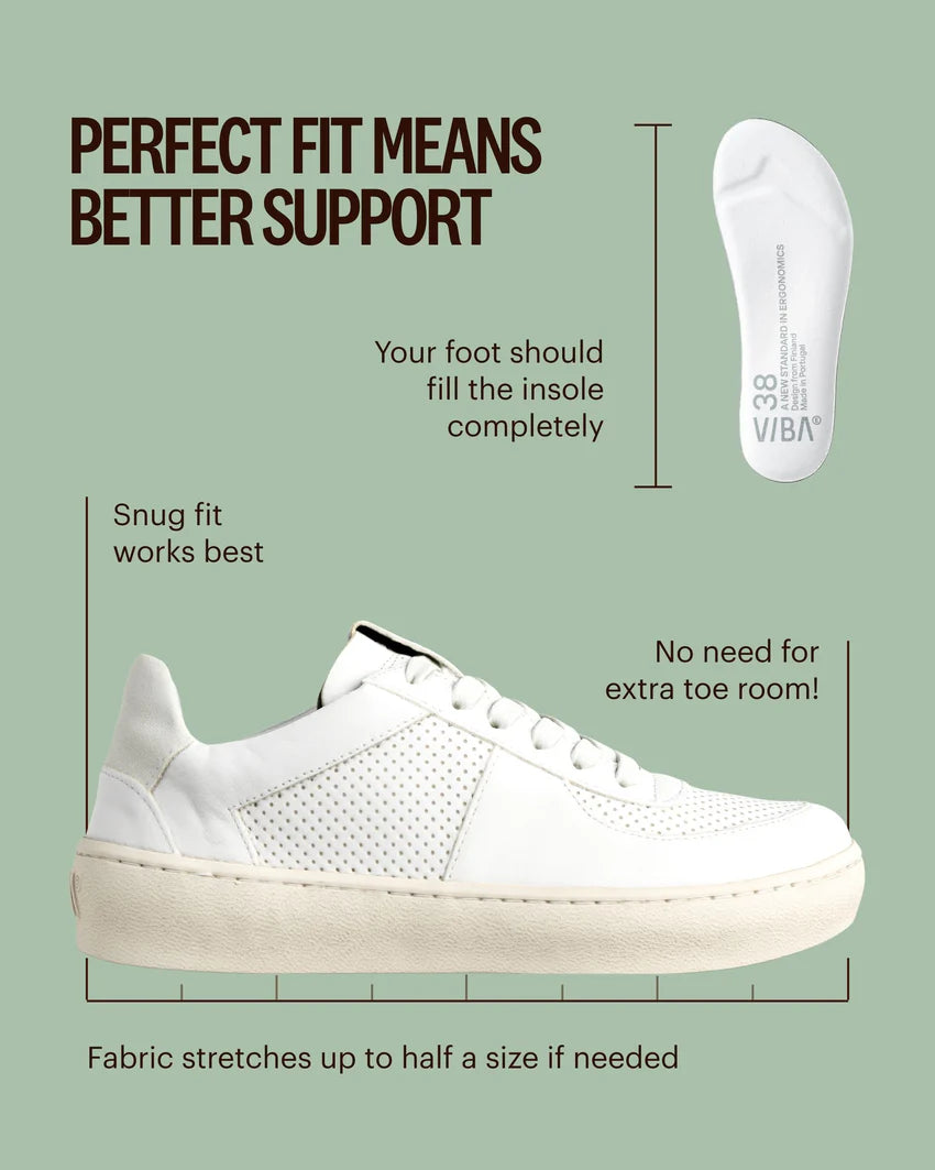 LONDON Bio Leather White/Chalk