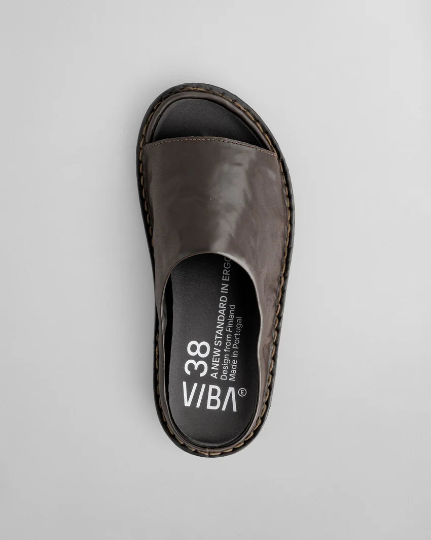 SAINT TROPEZ Leather Preto Black